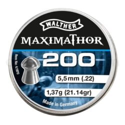 ساچمه تفنگ بادی والتر ماکسیماتور 5.5|200|21.14 | Walther Maximathor Pellets- ۴٫۱۹۷۰_Maximathor_5,5mm_ret_2000_1125_1