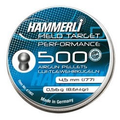 ساچمه تفنگ بادی همرلی فیلدتارگت پرفورمنس 4.5|500|8.64 | Hammerli Field Target Performance Pellets- 4.1902_FT_Performance_4,5mm_ret_335_400_0