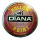 ساچمه تفنگ بادی دیانا هالوپوینت 4.5|400|10.36 | Diana Hollow Point Pellets
