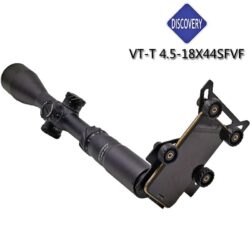 دوربین دیسکاوری VT-T 4.5-18x44 SFVF FFP- DISCOVERY-Hunting-Riflescope-VT-T-4-5-18X44-SFVF-FFP-With-Rangefinder-Reticl-Special-Phone-Mount