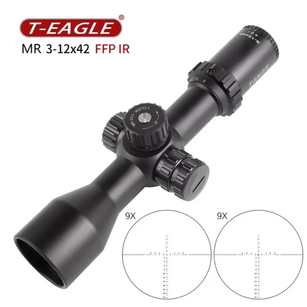 دوربین تی ایگل MR 3-12x42 COMPACT FFP