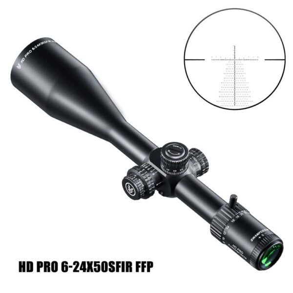 دوربین Swamp deer HD PRO 6-24x50 FFP