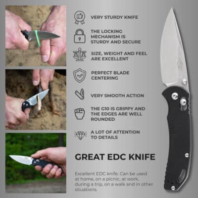 چاقوی شکاری گنزو G7531 - Image 7