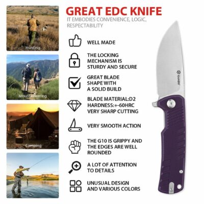 چاقوی شکاری گنزو G769 - Image 12