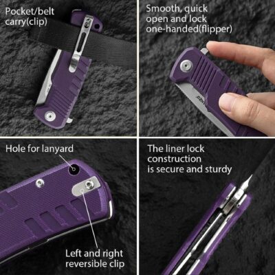 چاقوی شکاری گنزو G769 - Image 9