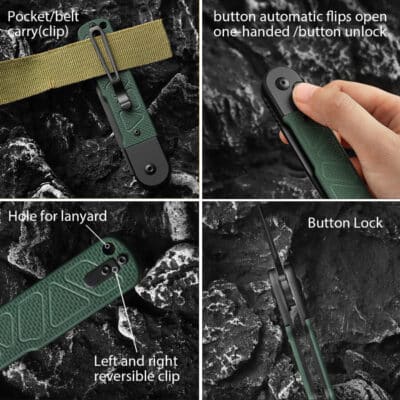 چاقوی شکاری گنزو G767PT - Image 3