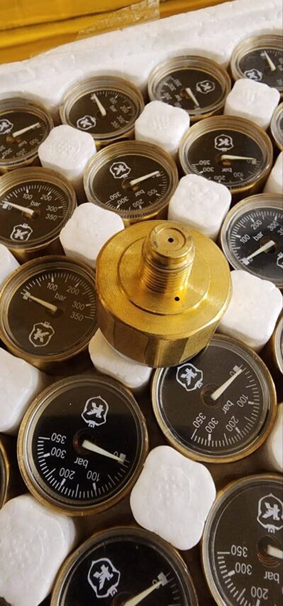 مانومتر برنجی 350 بار طرح کریکت - Image 3